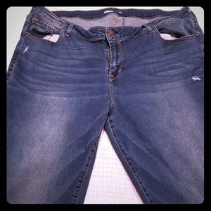 Old Navy Distressed Rockstar Super Skinny Jeans